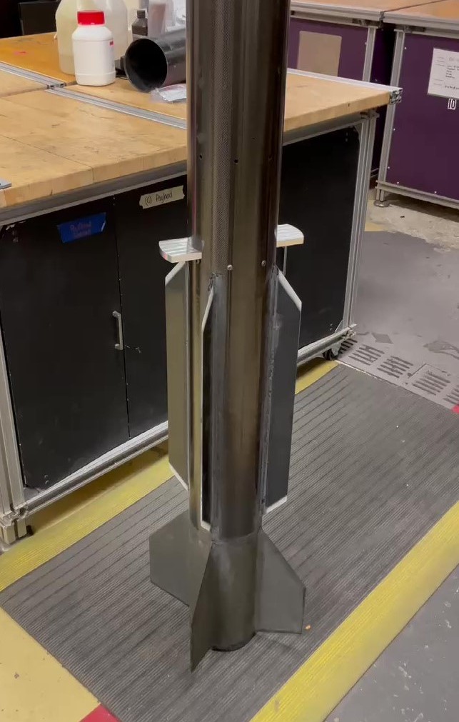 BEAVS air brake system installed in the rocket