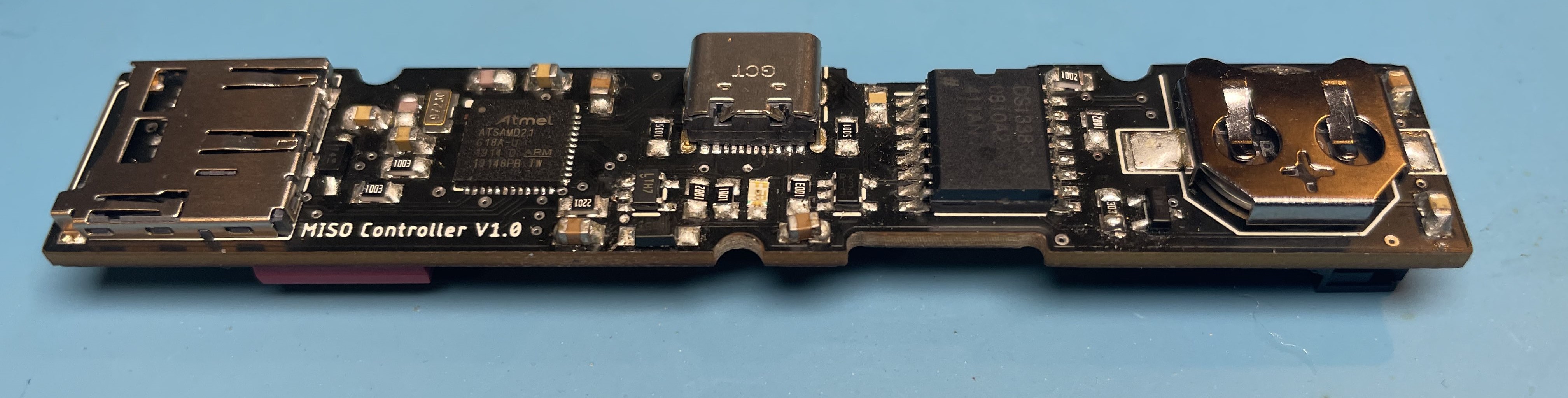 MISO Data Logger PCB Top